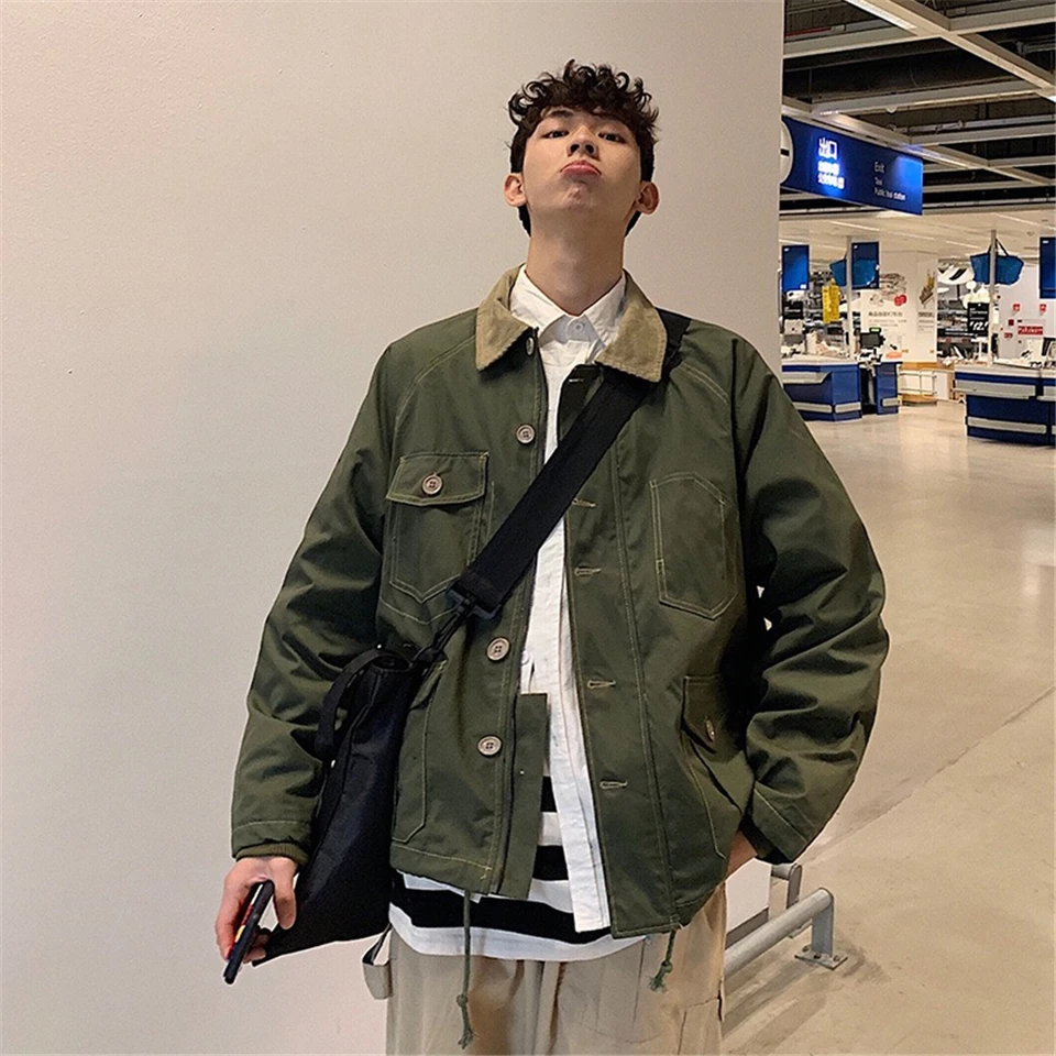 Black Corduroy Jacket Outfit on Sale 
