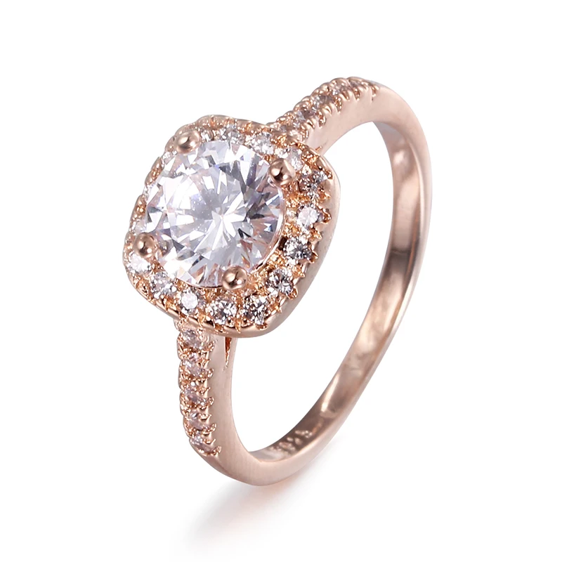CC Jewelry Fashion Rings For Women Jewelry Luxury Gold Color Square Stone Anneau Engagement Bijoux Bridal Wedding CC627 wedding rings finger rings womens ring jewelry rings ring jewelry