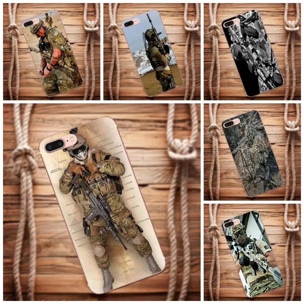 Vvcqod армии США логотип Camo Солдат мягкий бант из ленты TPU с изображением чехол Капа