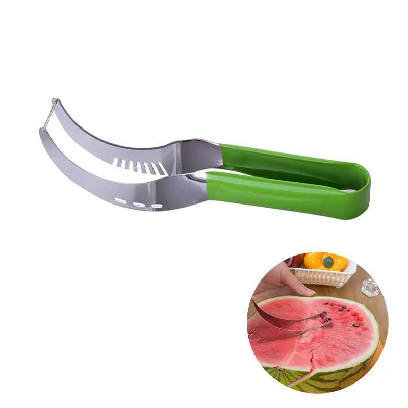 Ant Slip ПВХ нержавеющая сталь водный дынный нож для резки фруктов вода резак Cantaloup