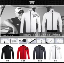 

PXG Golf Double layer Jacket Outdoor Zipper Clothing Jacket Long Sleeve Men's Golf Training Jacket S-XXL Men's 4 Colors No Pocke