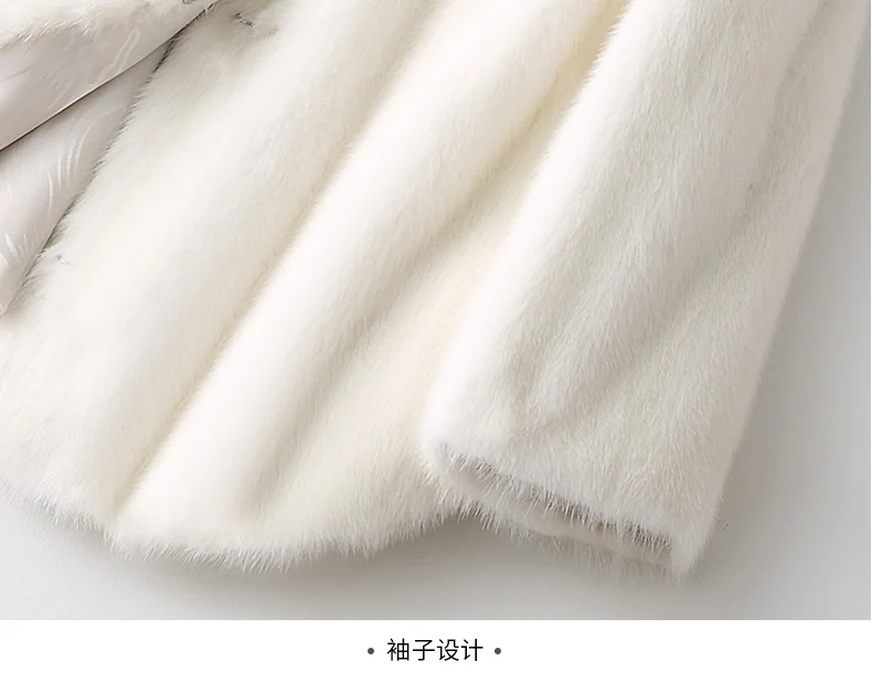 AYUNSUE, Новое поступление, натуральный норковый мех, Полный Пелт, норковая шуба, женская,, короткая, роскошная, натуральная норковая шуба, зимняя женская куртка, 8236C