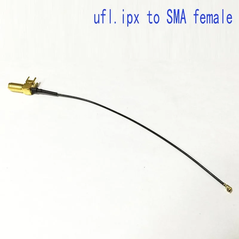 

1PC IPX / u.fl to SMA female PCB connector cable 10cm for PCI Wifi Card wireless wholesale price