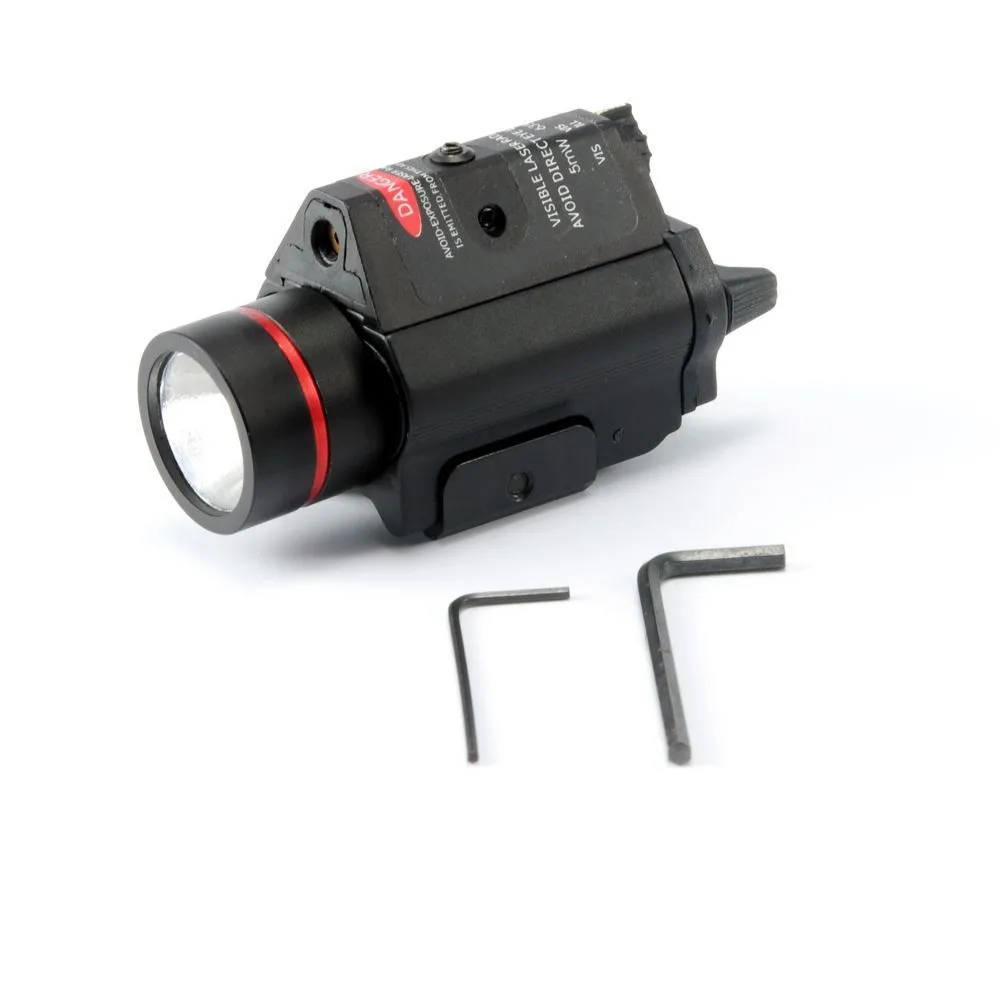 Arma de Caça ao ar Vista para Rifle Livre Tático Fleshlight Led Lanterna Combo Laser Vermelho Scope se Encaixa 20mm Ferroviário Luz m6 10 vermelho vista para rifle scope se encaixa 20mm ferroviário