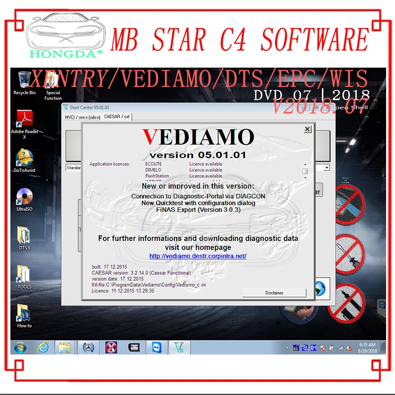Качество mb star C4/C5 2020 06 новейшее полное программное обеспечение с 320Gb HDD/SSD 07/2019V