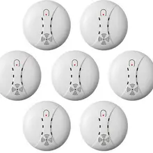 DZX 7 шт./лот Беспроводной Wi-Fi GSM домашняя охранная сигнализация аксессуар дымовая сигнализация пожарный датчик дыма