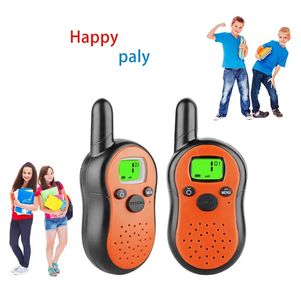 2X Walkie Talkies para ninos 22CH Radio UHF Transceptor Microfono Juguete jugar