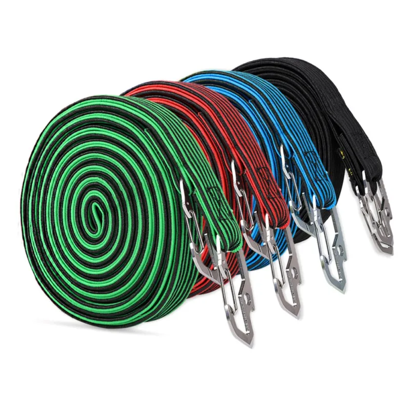 

New 2m/4m elastic bicycle handlebar rope bicycle hitch straps straps belt packaging rope strap equipment accessories
