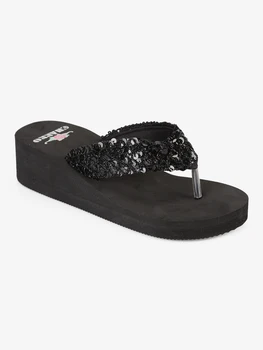 

EL CHARRO flip flops wedge rubber-Black