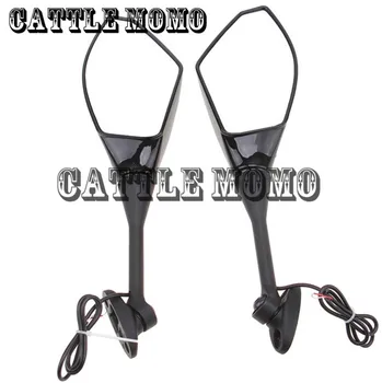 

Motorbike Side Mirrors For Honda CBR 600RR 2003-2012 CBR1000RR 2004 2005 2006 2007 LED Turn Signal Light Rearview Mirror