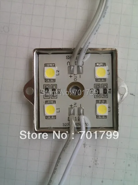 Холодный белый 5050 SMD LED модуль, металлический корпус; dc12v, 20 штук строка