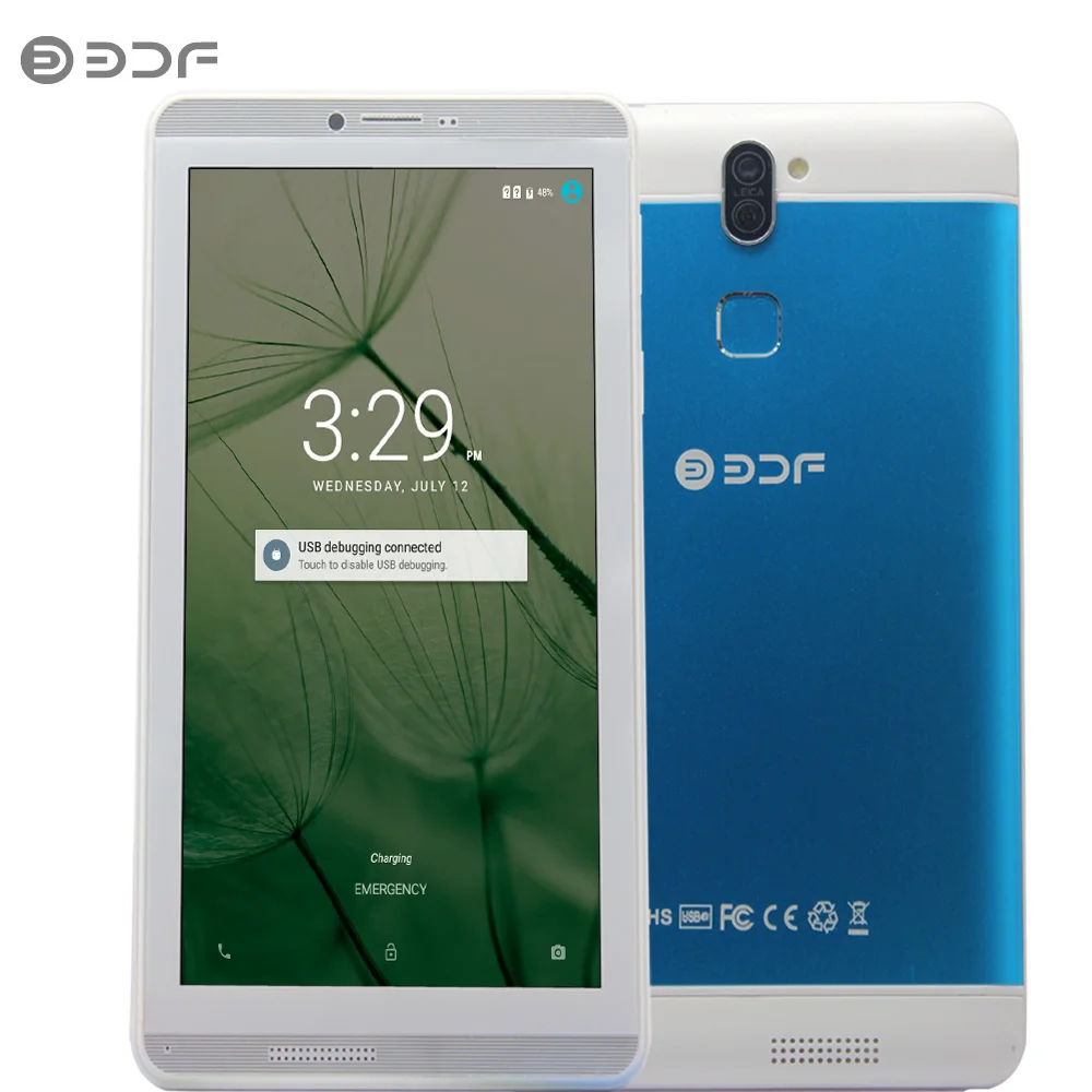 Новое поступление 7 дюймов Экран Android 6,0 Телефонный звонок SIM Tablet Pc 4 ядра 1 Гб+ 16 Гб Dual sim-карта дешевая Simpe металлический корпус tab