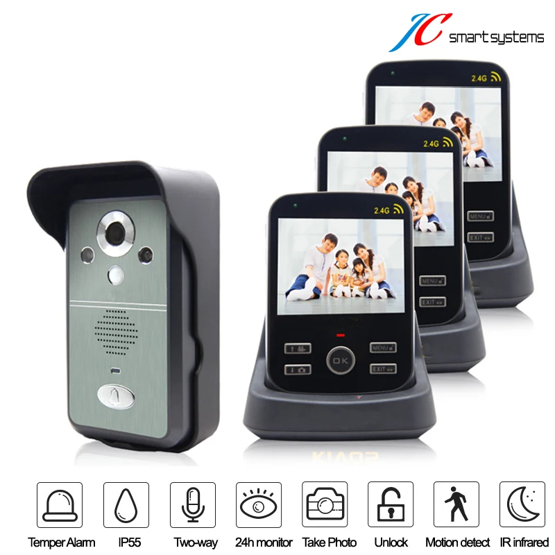 Kivos video font b door b font intercom videoportero inalambrico intelligent font b door b font