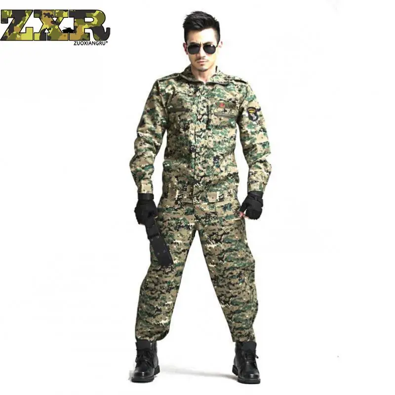 Армейский Cs камуфляж тактическая страйкбольная Униформа джунгли камуфляж костюм тактический солдат Боевая куртка военная одежда набор
