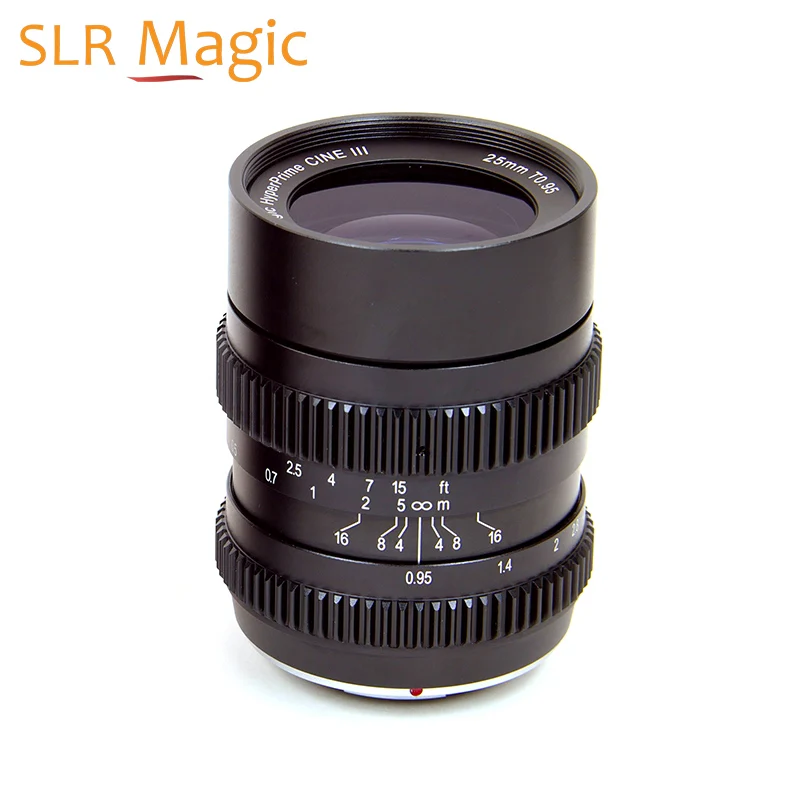 SLR Magic 25 мм T0.95 Hyperprime Cine III объектив (MFT)|Объективы для видеокамер| |