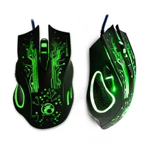New Estone X9 5000DPI LED Optical USB Wired Gaming Mouse Gamer Computer PC Laptop Professional Game Mice batter than X5 X7 ovann x7 professional gaming headsets