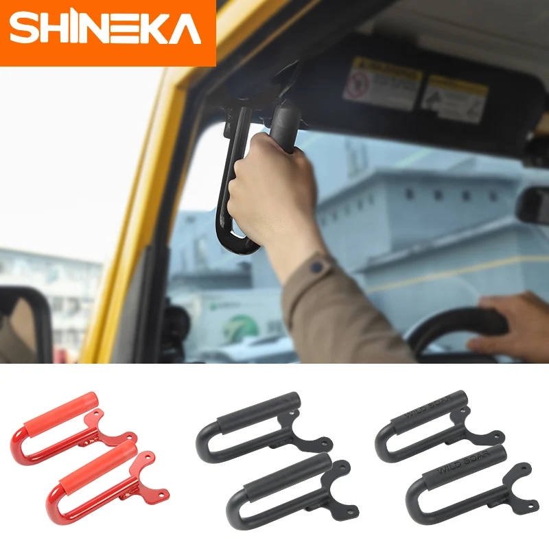 Подлокотники SHINEKA для Jeep Wrangler TJ 4x4 спортивный внедорожник передняя ручка захвата