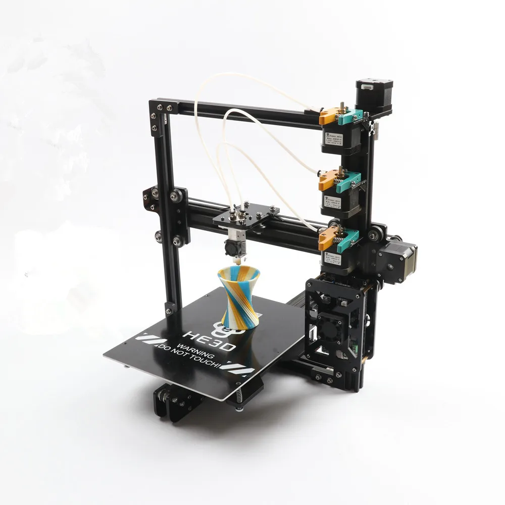 HE3D New upgrade tricolor DIY 3D printer kit, 3 in 1 out extruder ,large printing size 200*280*200mm HE3D New upgrade tricolor DIY 3D printer kit, 3 in 1 out extruder ,large printing size 200*280*200mm