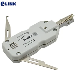Coroa lsa plus, ferramenta de inserção original curta e clássica, cabo de fio de telefone rj11 rj45, kit profissional de rede