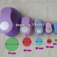 5 шт. " 2" 1," 1" 5/" Круглый Дырокол в форме ремесла Дырокол резак для бумаги Скрапбукинг школьная дырокол для бумаги eva Дырокол