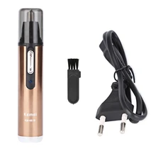 Kemei KM-6619 Washable Rechargeable Electric Nose Hair Trimmer Cleaner tondeuse nez nariz Trimmer for Nose hair