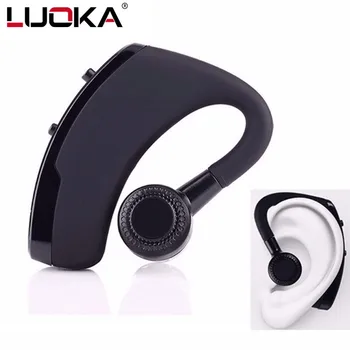 

Handsfree Business Bluetooth headsets With Mic Voice Control Wireless Bluetooth 4.1 headphone For Drive Connect With 2 Phone