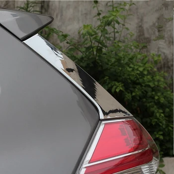

WELKINRY car auto cover for Nissan X-TRAIL T32 2013-2017 stainless steel rear tail window windshield spoiler side sticker trim