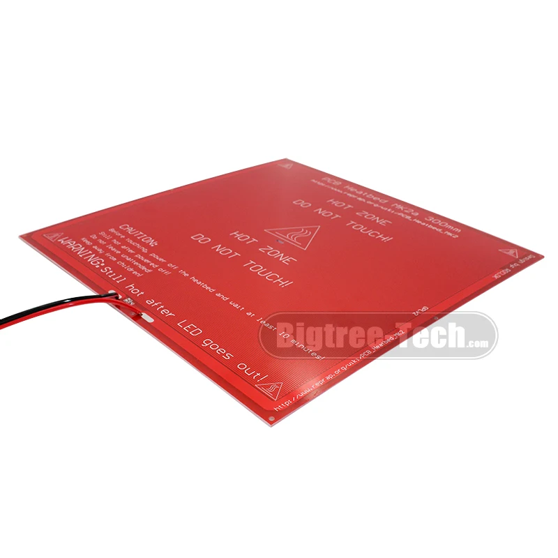  300*300*20 MK2A RepRap RAMPS 14 PCB Heatbed MK2A mit led widerstand und kabel für Mendel 3D drucker