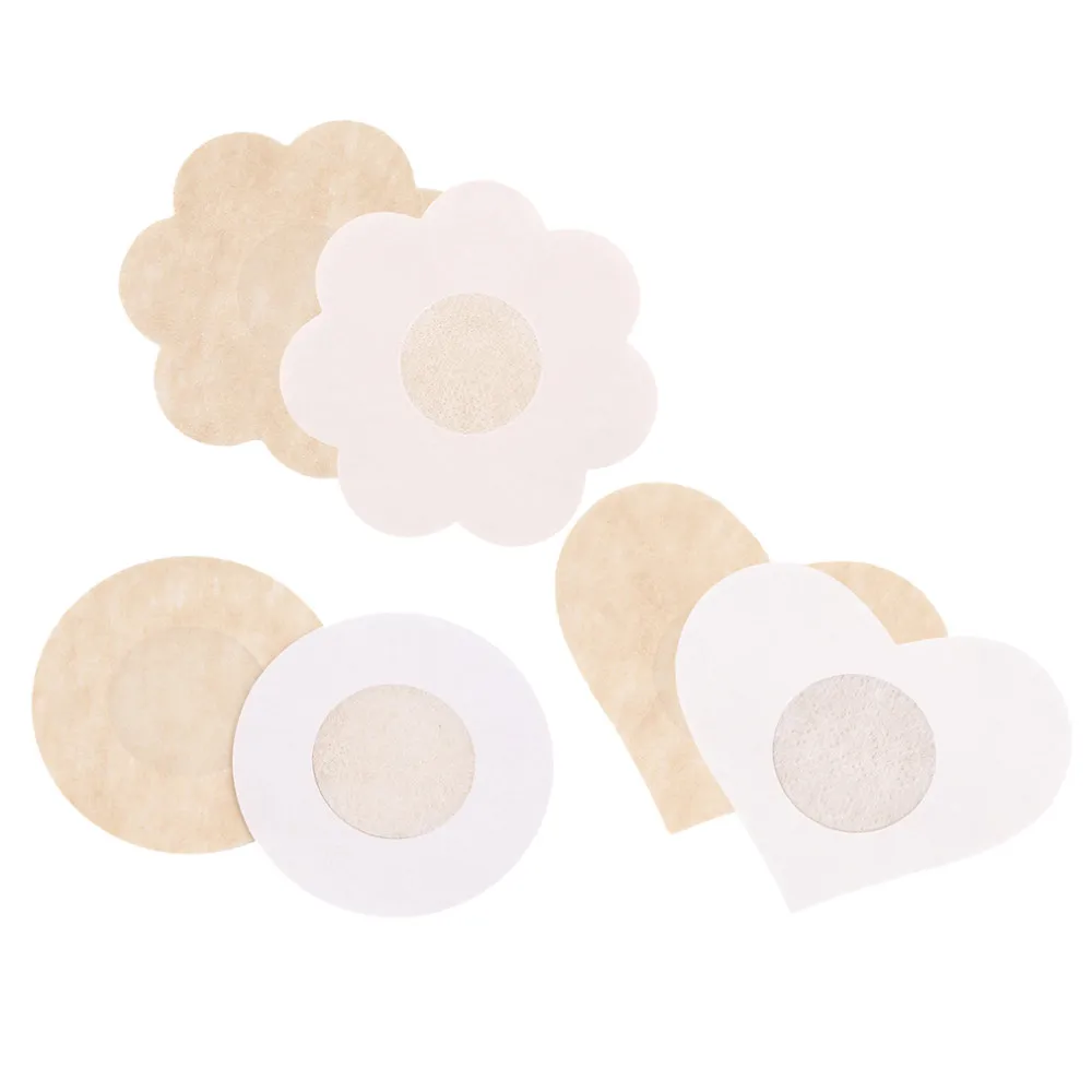 

Sexy Soft Breast Petals Nipple Covers Disposable Flower Tape Stick On Bra Pad Pastie For Women Intimate Accessories lingerie