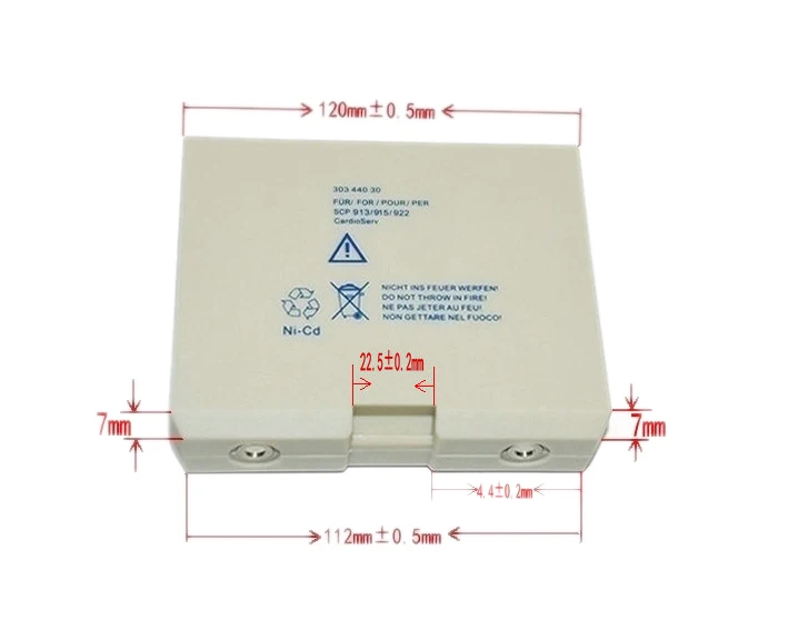 Высококачественный аккумулятор GE MSC 30344030 (7 мм Тип) для Фрайбург CardioServ SCP 913 915 922