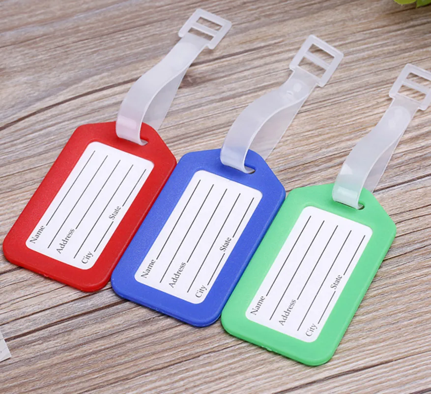 10pcs/lot Travel Accessories Luggage Tag Suitcase ID Address Holder Baggage Boarding Tags Portable Label Wholesale 10pcs/lot Travel Accessories Luggage Tag Suitcase ID Address Holder Baggage Boarding Tags Portable Label Wholesale