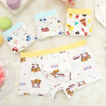 Нижнее белье для мальчиков трусы трусики-боксеры короткие трусики для мальчиков calcinha infantile ребенка Дети Мальчик Короткий H3075-12P