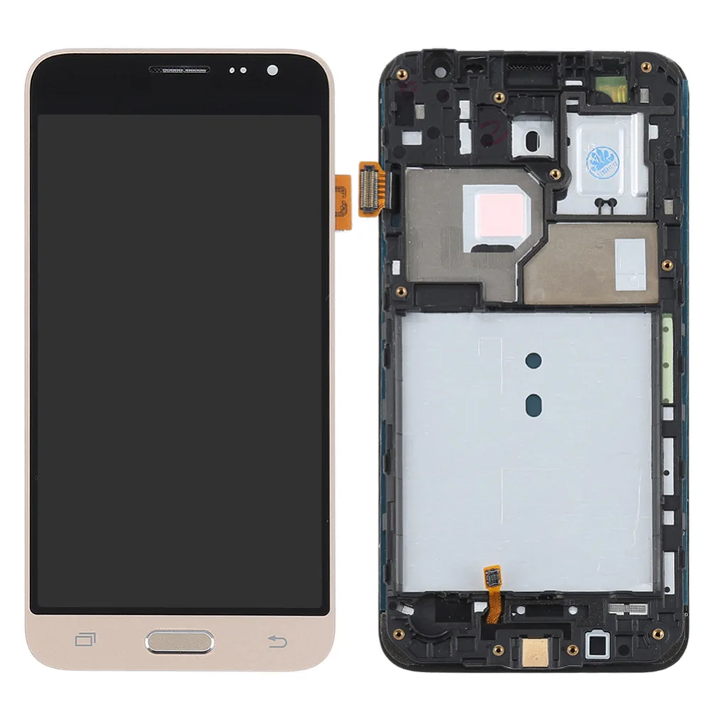 J320f lcd для SAMSUNG GALAXY J3 lcd J320F J320FN J320M дисплей дигитайзер сенсорный экран с рамкой для SAMSUNG J3 lcd j3