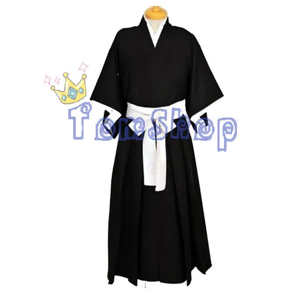 Японское аниме BLEACH Kurosaki Ichigo Косплей Шинигами кимоно с мотивом смерти душа жнец костюмы на Хэллоуин