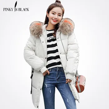 

PinkyIsBlack 2019 new Winter Jacket Women's New Fashion Brand Warm Thick Outwear Coat Women Jackets Parka Female Cotton Coats