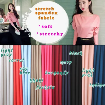 

Stretch Spandex Fabric Knitted Fabric Jersey Scuba Fabric Skirt Bikini Swimwear Dress 60" Sold By The Yard Free Shipping