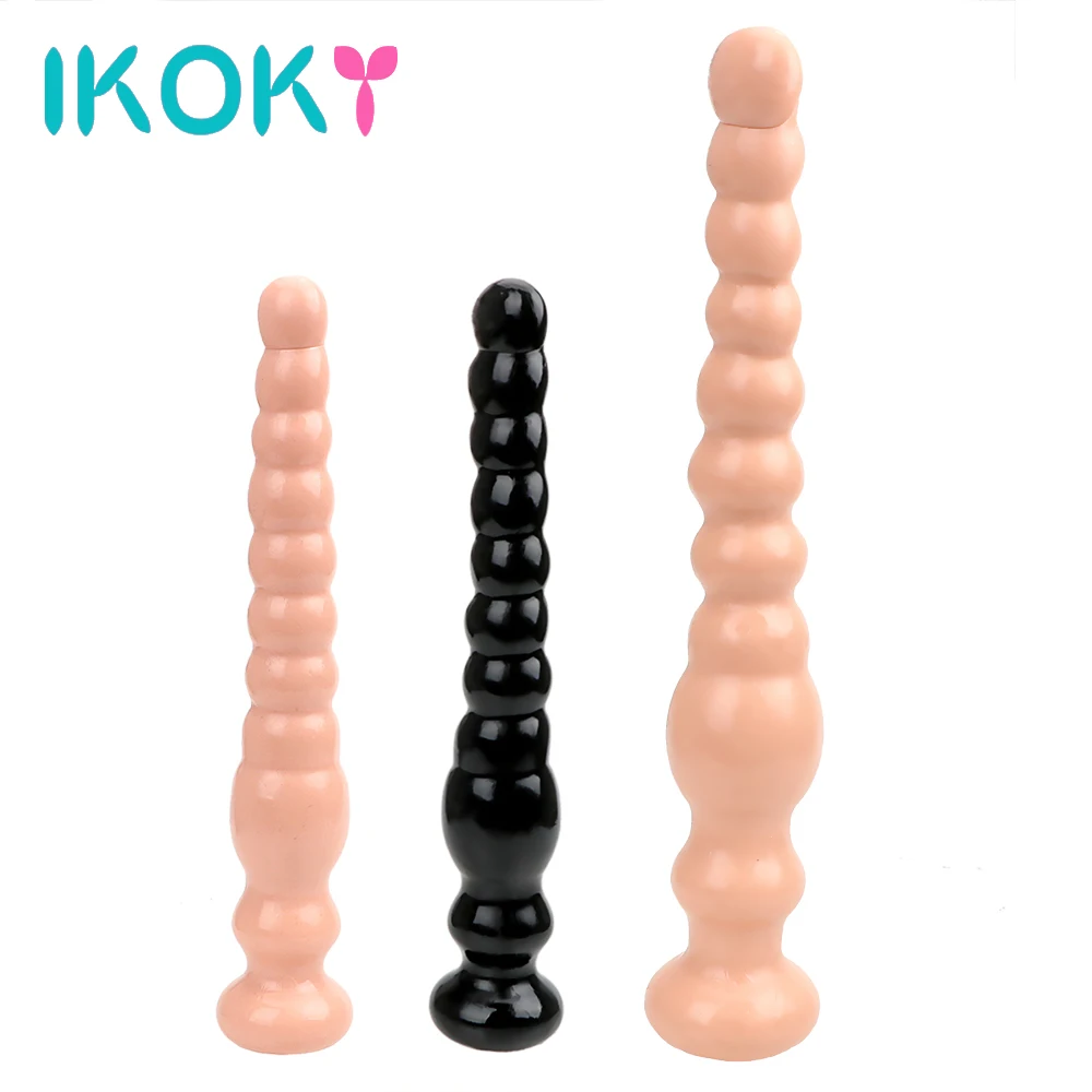 IKOKY Large font b Dildo b font Sex Toys For Woman And Men Super Long Anal