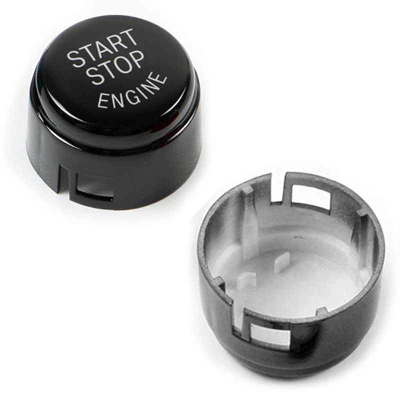 Best Stop Button Cover Auto Screwdriver Accessories Black Start Switch For BMW F20 F10 F01 F48 F26 F15 F16