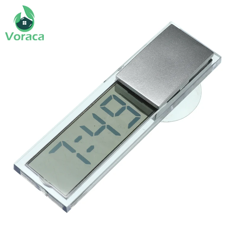 

Car Electronic Digital Clock Liquid Crystal Mini LCD Display Car Timer Clocks with Suction Cup Home Decorations Dropshipping