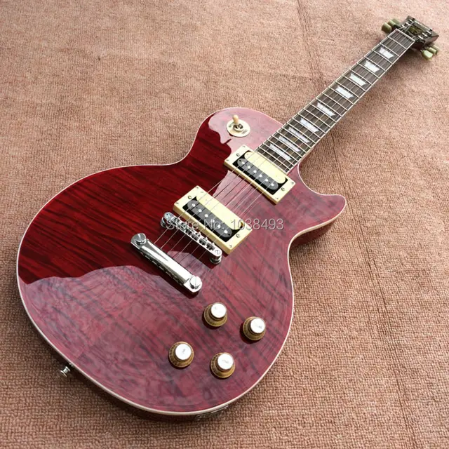 Cheap The new 2016 SLASH red tiger stripes electric guitar standard electric guitar 1959 R9  free shipping