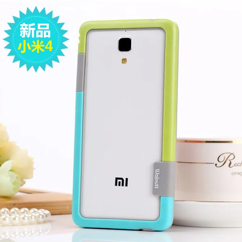 2pcs Hot Contrast Color Case for Xiaomi Mi 4 4s 5 Cute double color bumper fashion phone cover 10 colors available | Мобильные