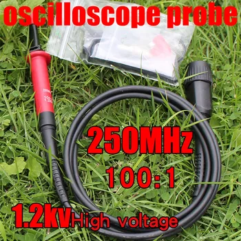 

High Precision kit Oscilloscope probe 1X 10X 100X 20MHz 100MHz 150MHz 200MHz 250MHz Scope Clip Probe Alligator Clip Test