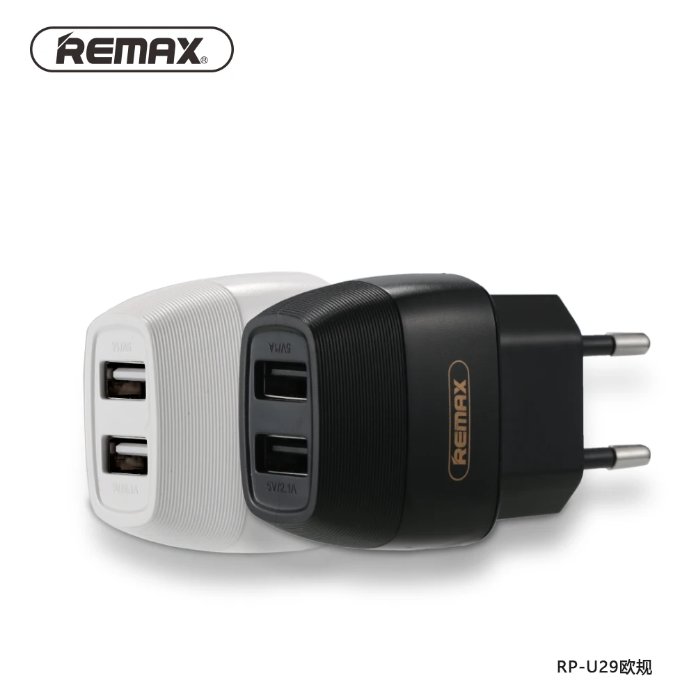 REMAX 5 в 2.1A двойной USB порт зарядное устройство вилка дорожный настенный телефон ЕС/Великобритания зарядное устройство адаптер, быстрая зарядка для iphone7 xiaomi redmi