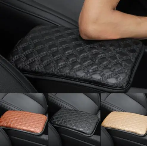 

Car Center Console Armrest Cover Seat Box Pad Soft Faux Leather Mat Armrest Auto Fit For BMW Ford Passat Honda Peugeot Audi