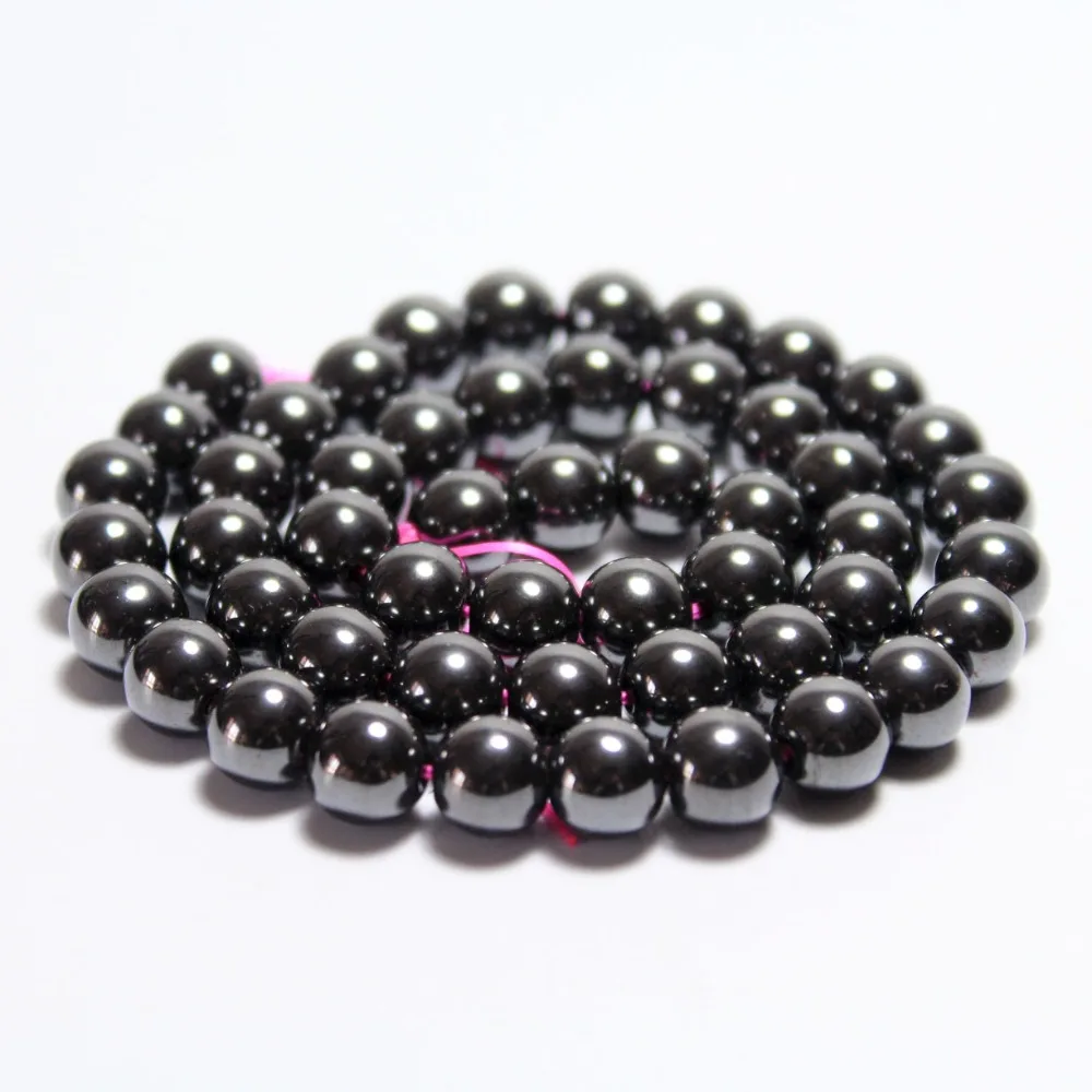 Black Natural Stone Beads Black Natural Stone Beads