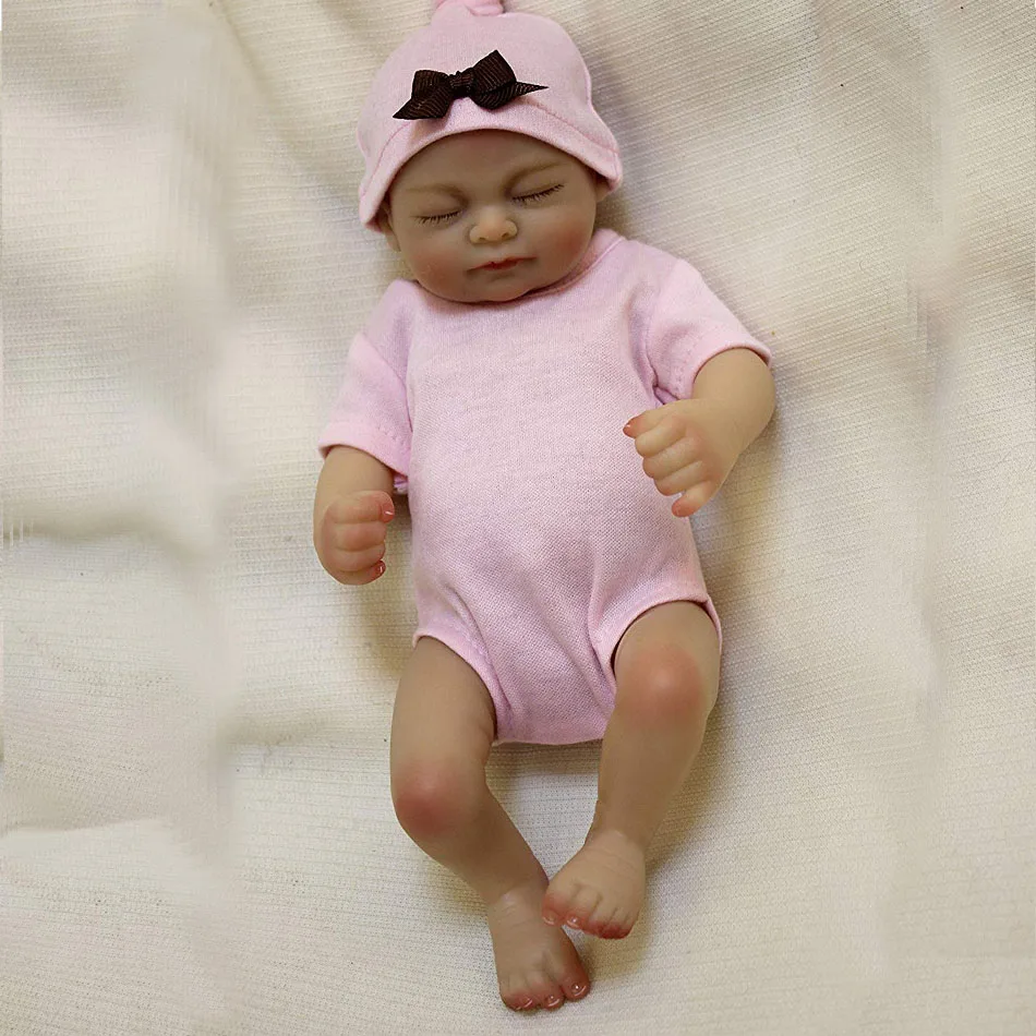 OtardDolls bebe reborn doll 1" Full slicone reborn очаровательные детские куклы ручной работы, картина, волосы, подарок, Bonecas, игрушка для ванны