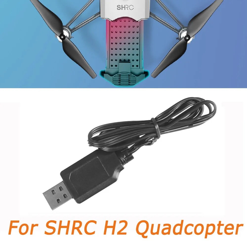 

Model aircraft accessories 1PC USB Charger Cable Battery Wire For SHRC H2 Drone USB Cable Charger Z722