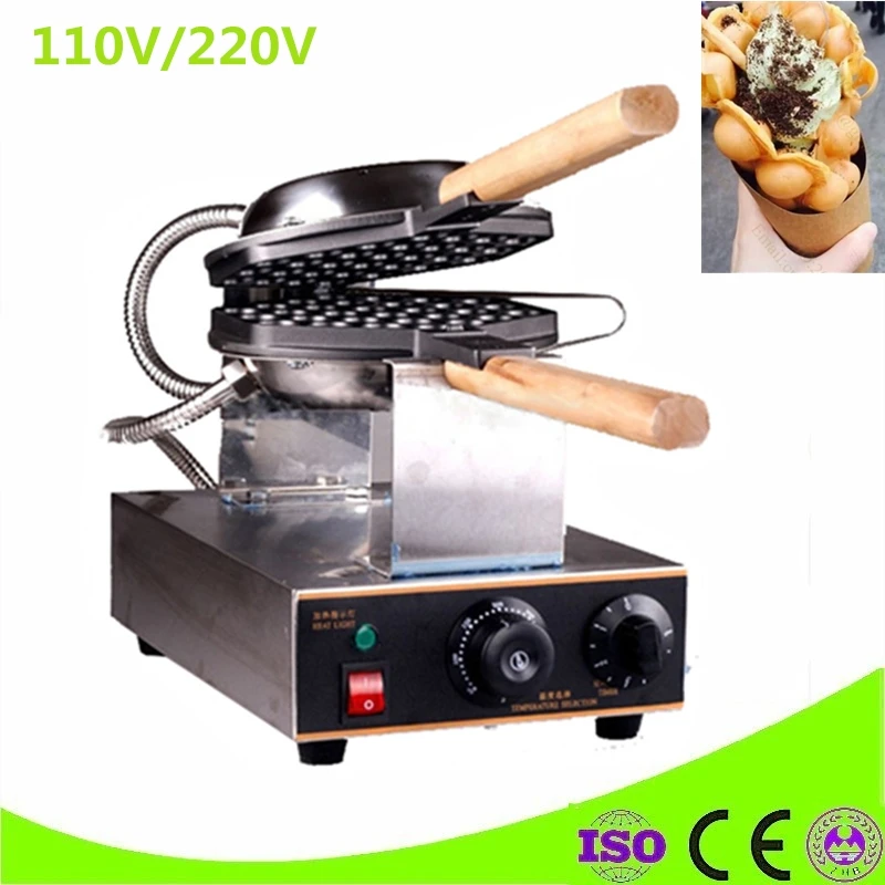 

HK Style Eggettes Waffle Maker Egg Puff Machine Egg Waffle Iron Bubble Waffle Machine Electric Eggettes Egg Waffle Machine