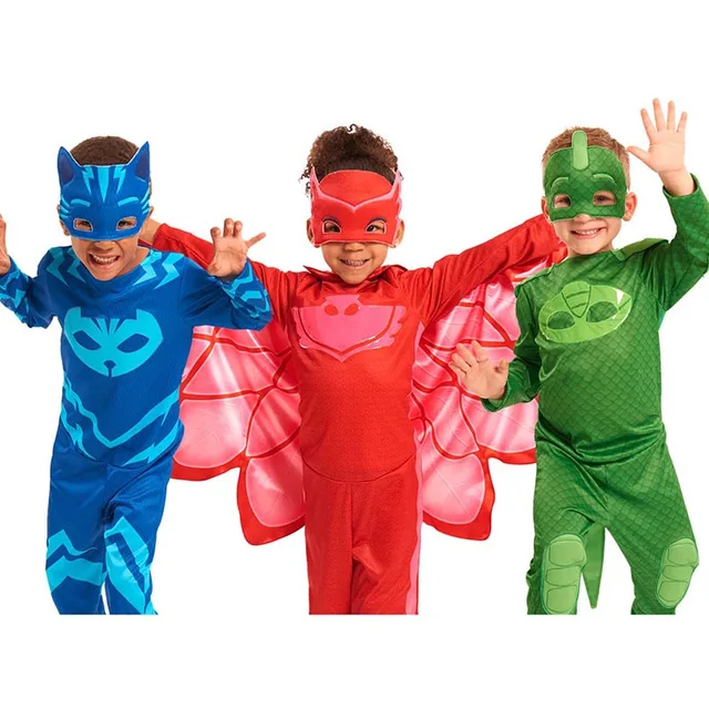 Buy Halloween Kids Cosplay Costume PJ Mask Jumpsuits