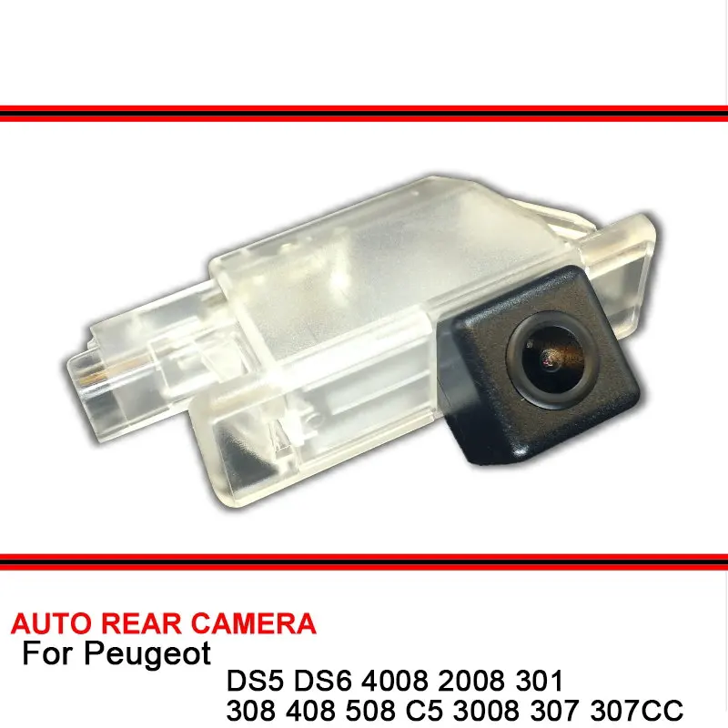 

For Peugeot 4008 2008 DS5 DS6 301 308 408 508 C5 3008 307 307CC Night Vision Car Reverse Backup Rear View Camera HD SONY CCD